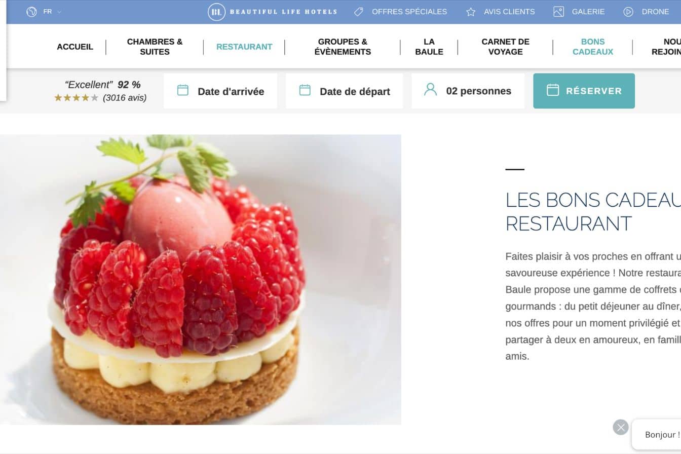 Un cadre exceptionnel pour des moments d'exception