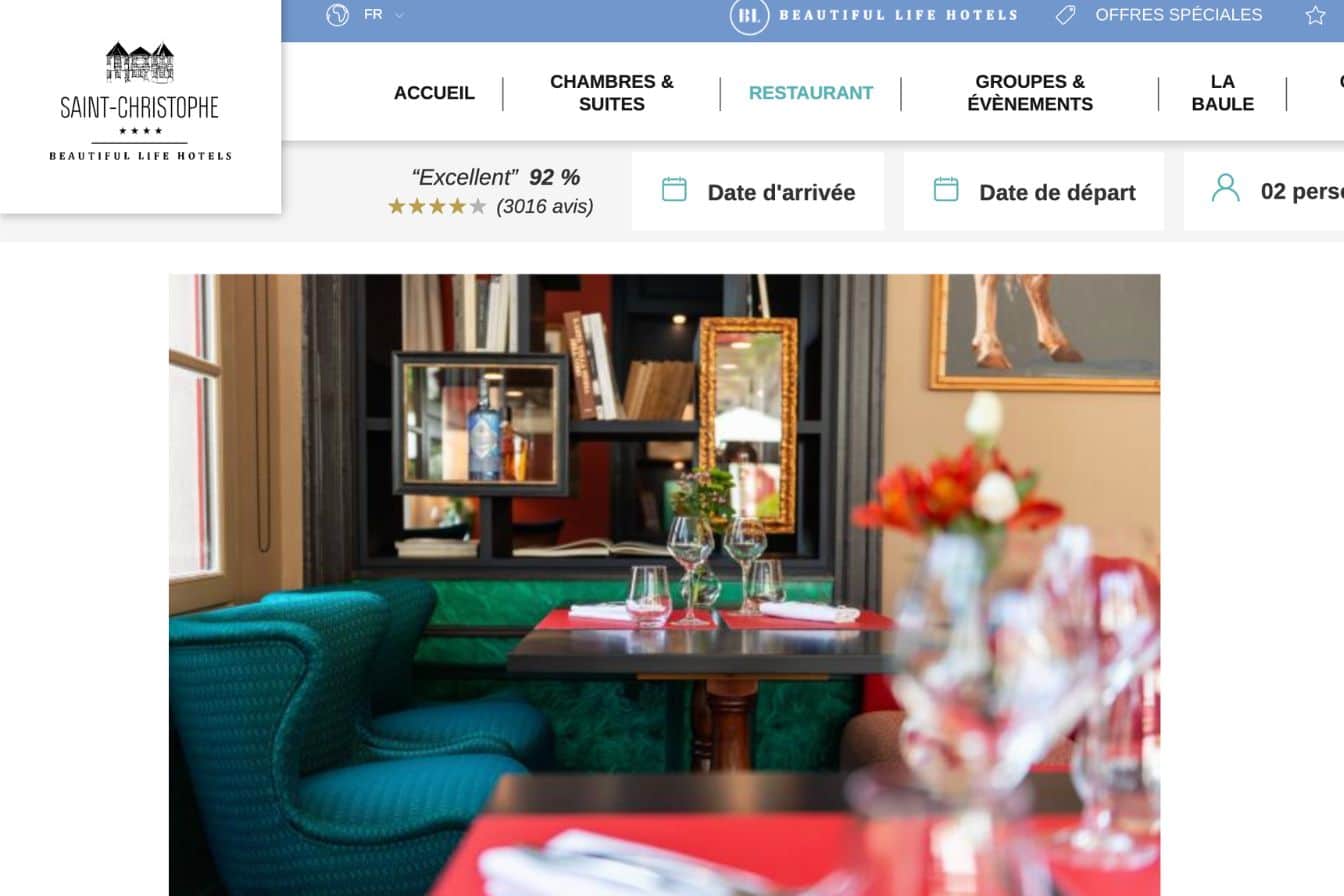 La Table du Saint-Christophe : une expérience gastronomique d'exception à La Baule